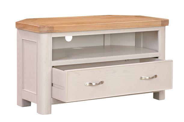 84-09 Chatsworth Painted Corner TV Unit