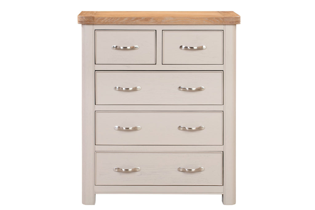 84-20 Chatsworth Painted 2 Over 3 Chest of Drawers