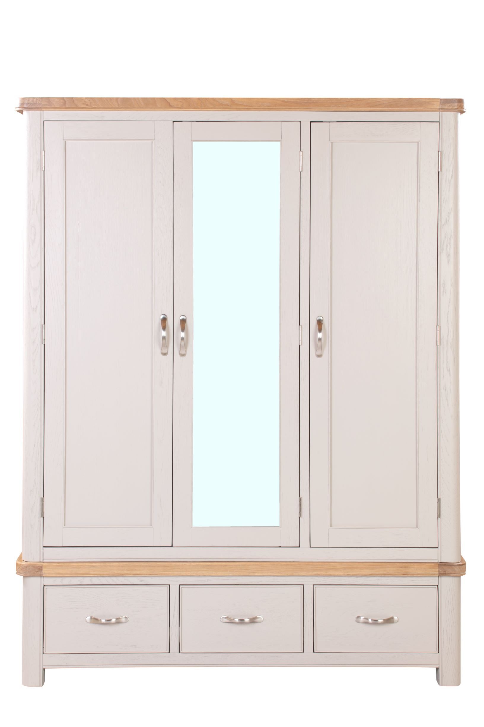 84-27 Chatsworth Painted Triple Wardrobe